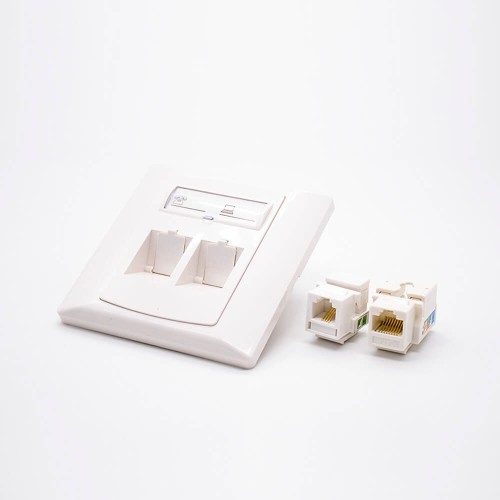 Information Panel 86 Type Faceplate UTP RJ45 RJ11 Jack Network Module Information Panel 86 Type Faceplate UTP RJ45 RJ11 Jack Network Module