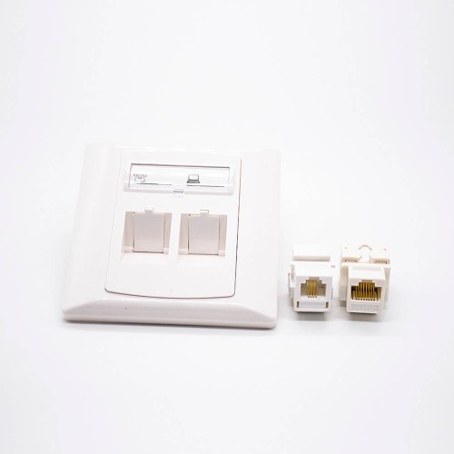 Information Panel 86 Type Faceplate UTP RJ45 RJ11 Jack Network Module Information Panel 86 Type Faceplate UTP RJ45 RJ11 Jack Network Module