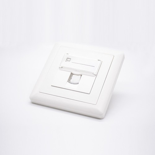 Network Interface Panel 86 Type Unshield Single Port Network Socket Network Interface Panel 86 Type Unshield Single Port Network Socket