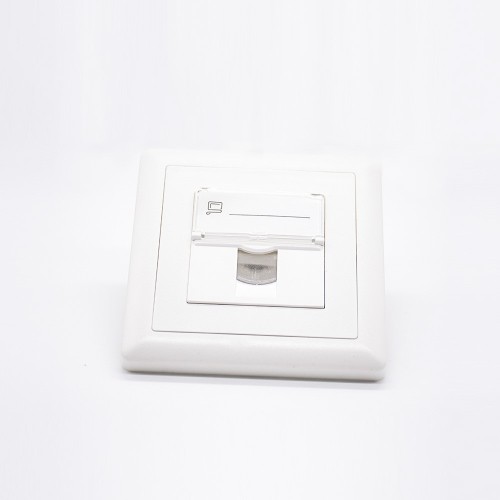 Network Interface Panel 86 Type Unshield Single Port Network Socket Network Interface Panel 86 Type Unshield Single Port Network Socket