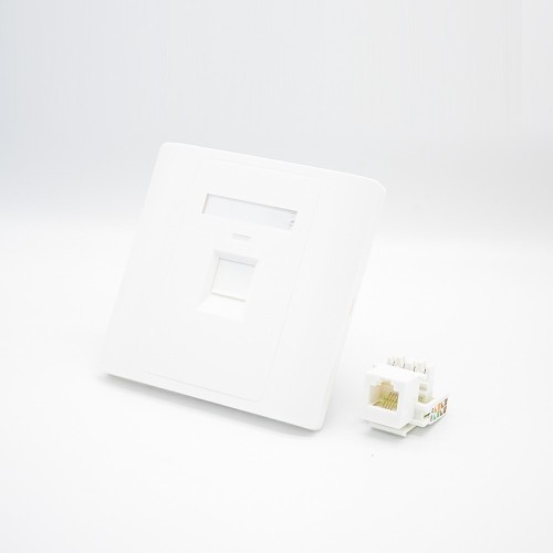 Network Panel Type 86 Information Panel RJ11 Jack Single Port CAT3 Screw Fixing