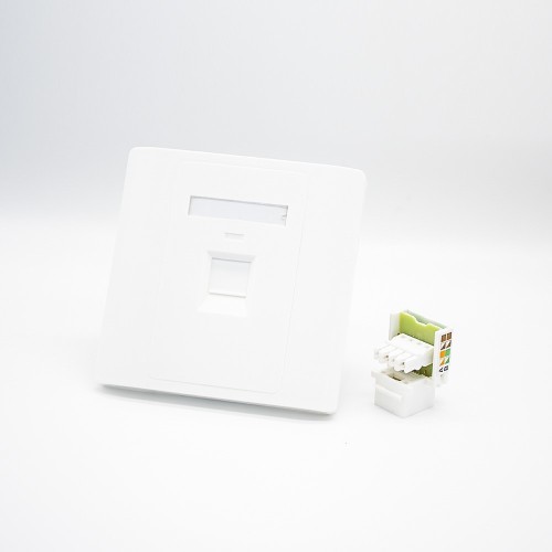 Network Panel Type 86 Information Panel RJ11 Jack Single Port CAT3 Screw Fixing