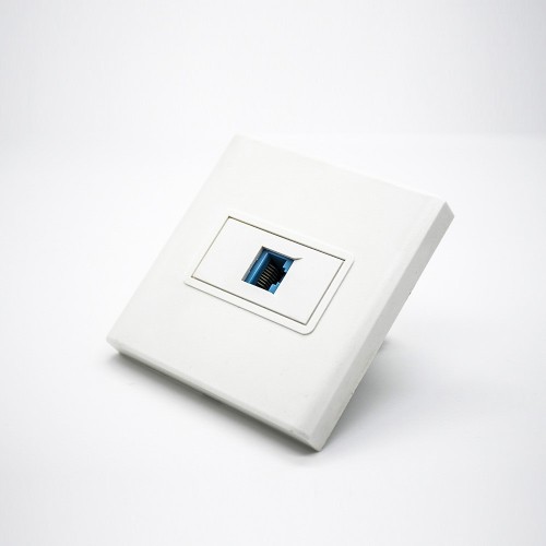 Panel Network 86*86MM Type Unshield Faceplate RJ45 Jack Single Port Panel Network 86*86MM Type Unshield Faceplate RJ45 Jack Single Port