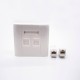 Panel Socket Unshield Dual Port RJ45 Jack Type 86 Information Panel Panel Socket Unshield Dual Port RJ45 Jack Type 86 Information Panel