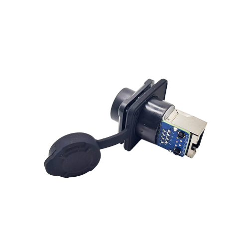 LP16-RJ45 Series RJ45 Female Socket IP67 Waterproof Ethernet Connector Panel Mount LP16-RJ45 Series RJ45 Female Socket IP67 Waterproof Ethernet Connector Panel Mount