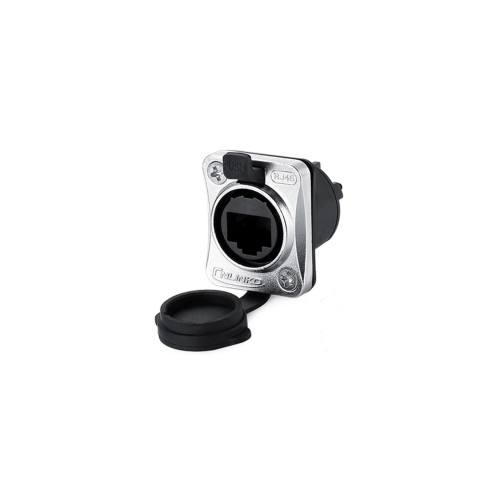 YT-RJ45 Series RJ45 Female Socket Dual Port IP65 Waterproof Ethernet Connector Panel Mount YT-RJ45 Series RJ45 Female Socket Dual Port IP65 Waterproof Ethernet Connector Panel Mount
