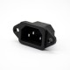 3 Pin AC Power Connector Through Hole AC-04 Jack Straight Male With Fuse 3 Pin AC Power Connector Through Hole AC-04 Jack Straight Male With Fuse