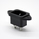 3 Pin AC Power Connector Through Hole AC-04 Jack Straight Male With Fuse 3 Pin AC Power Connector Through Hole AC-04 Jack Straight Male With Fuse