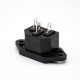 3 Pin AC Power Connector Through Hole AC-04 Jack Straight Male With Fuse 3 Pin AC Power Connector Through Hole AC-04 Jack Straight Male With Fuse