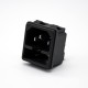 3 Pin Power Jack Through Hole Male AC-02 With Fuse Straight AC Power Connector 3 Pin Power Jack Through Hole Male AC-02 With Fuse Straight AC Power Connector
