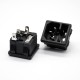 3 Pin Power Jack Through Hole Male AC-02 With Fuse Straight AC Power Connector 3 Pin Power Jack Through Hole Male AC-02 With Fuse Straight AC Power Connector