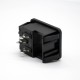3P AC Power Jack AC-02A Male Straight Through Hole With Fuse 3P AC Power Jack AC-02A Male Straight Through Hole With Fuse
