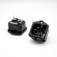 AC Power Jack Connector AC-03 Male Through Hole Straight 3 Pin With Fuse AC Power Jack Connector AC-03 Male Through Hole Straight 3 Pin With Fuse