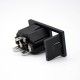 AC Power Jack Male Through Hole Straight 3 Pin AC-03A With Fuse Connector AC Power Jack Male Through Hole Straight 3 Pin AC-03A With Fuse Connector