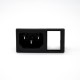 AC Power Jack Male Through Hole Straight 3 Pin AC-03A With Fuse Connector AC Power Jack Male Through Hole Straight 3 Pin AC-03A With Fuse Connector