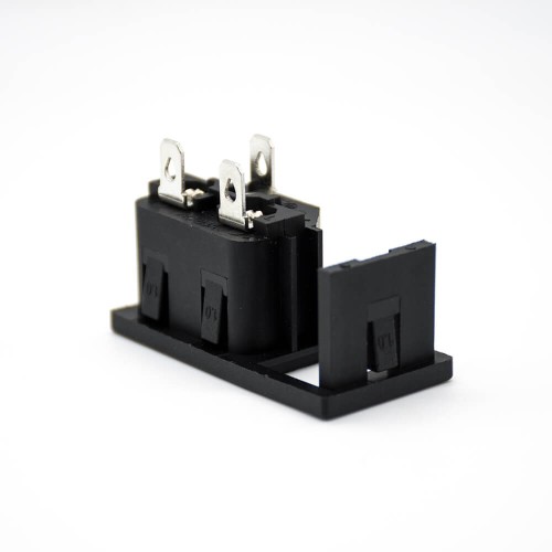 AC Power Jack Male Through Hole Straight 3 Pin AC-03A With Fuse Connector AC Power Jack Male Through Hole Straight 3 Pin AC-03A With Fuse Connector