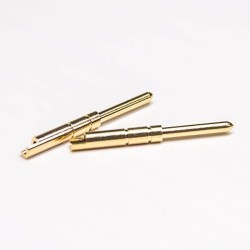 Male pin Straight Gold Plated Sorder type Plug