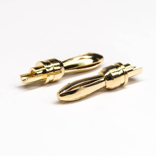Solder Banana Contact Gold Plated Plug Vedio Connector Pin Solder Banana Contact Gold Plated Plug Vedio Connector Pin