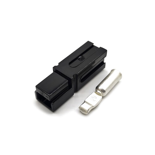 1 Way Power Connector Quick Connect Disconnect 600V 120Amp Battery Cable Connector (Black Housing, 2/4/6AWG) 1 Way Power Connector Quick Connect Disconnect 600V 120Amp Battery Cable Connector (Black Housing, 2/4/6AWG)