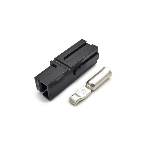 1 Way Power Connector Quick Connect Disconnect 600V 120Amp Battery Cable Connector (Black Housing, 2/4/6AWG) 1 Way Power Connector Quick Connect Disconnect 600V 120Amp Battery Cable Connector (Black Housing, 2/4/6AWG)