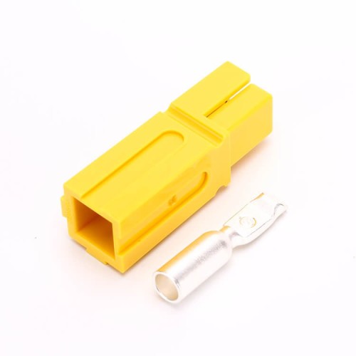 1 Way Power Connector Quick Connect Disconnect 600V 120Amp Battery Cable Connector (Yellow Housing, 2/4/6AWG) 1 Way Power Connector Quick Connect Disconnect 600V 120Amp Battery Cable Connector (Yellow Housing, 2/4/6AWG)