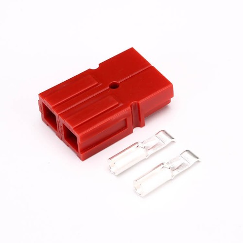 1 Way Power Connector Quick Connect Disconnect 600V 45Amp Battery Cable Connector for 10AWG Cable-Red 1 Way Power Connector Quick Connect Disconnect 600V 45Amp Battery Cable Connector for 10AWG Cable-Red