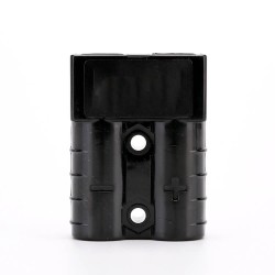 2 Way Power Connector Quick Connect Disconnect 600V 50Amp Battery Cable Connector (Black Housing, 6/8/10/12AWG)
