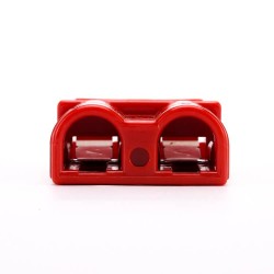 2 Way Power Connector Quick Connect Disconnect 600V 50Amp Battery Cable Connector (Red Housing, 6/8/10/12AWG)