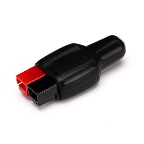 50Amp 600V Power Battery Connectors Red and Blue Housing 2 Contacts Kit with Black Dust cable sleeve 50Amp 600V Power Battery Connectors Red and Blue Housing 2 Contacts Kit with Black Dust cable sleeve