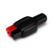 50Amp 600V Power Battery Connectors Red and Blue Housing 2 Contacts Kit with Black Dust cable sleeve 50Amp 600V Power Battery Connectors Red and Blue Housing 2 Contacts Kit with Black Dust cable sleeve