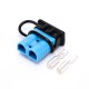 600V 120Amp Blue Housing 2 Way Battery Power Cable Connector with Black Dustproof Cover 600V 120Amp Blue Housing 2 Way Battery Power Cable Connector with Black Dustproof Cover