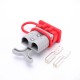 600V 120Amp Grey Housing 2 Way Battery Power Cable Connector Grey T-Bar Handle Red Dustproof Cover 600V 120Amp Grey Housing 2 Way Battery Power Cable Connector Grey T-Bar Handle Red Dustproof Cover