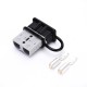 600V 120Amp Grey Housing 2 Way Battery Power Cable Connector with Black Dustproof Cover 600V 120Amp Grey Housing 2 Way Battery Power Cable Connector with Black Dustproof Cover