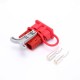 600V 120Amp Red Housing 2 Way Battery Power Cable Connector Grey T-Bar Handle Red Dustproof Cover 600V 120Amp Red Housing 2 Way Battery Power Cable Connector Grey T-Bar Handle Red Dustproof Cover