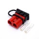 600V 120Amp Red Housing 2 Way Battery Power Cable Connector with Black Dustproof Cover 600V 120Amp Red Housing 2 Way Battery Power Cable Connector with Black Dustproof Cover