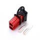 600V 120Amp Red Housing 2 Way Battery Power Cable Connector with Black Dustproof Cover 600V 120Amp Red Housing 2 Way Battery Power Cable Connector with Black Dustproof Cover