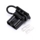 600V 175Amp Black Housing 2 Way Battery Power Cable Connector with Black Dustproof Cover 600V 175Amp Black Housing 2 Way Battery Power Cable Connector with Black Dustproof Cover