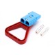 600V 175Amp Blue Housing 2 Way Battery Power Cable Connector with Plastic Red Triangle Handle 600V 175Amp Blue Housing 2 Way Battery Power Cable Connector with Plastic Red Triangle Handle
