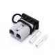 600V 175Amp Grey Housing 2 Way Battery Power Cable Connector with Black Dustproof Cover 600V 175Amp Grey Housing 2 Way Battery Power Cable Connector with Black Dustproof Cover