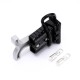 600V 50Amp Black Housing 2 Way Battery Power Cable Connector Grey T-Bar Handle and Black Dustproof Cover 600V 50Amp Black Housing 2 Way Battery Power Cable Connector Grey T-Bar Handle and Black Dustproof Cover