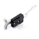 600V 50Amp black Housing 2 Way Battery Power Cable Connector with Grey Plastic T-Bar Handle and Black Plastic Internal Protectiv 600V 50Amp black Housing 2 Way Battery Power Cable Connector with Grey Plastic T-Bar Handle and Black Plastic Internal Protectiv