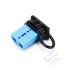 600V 50Amp Blue Housing 2 Way Battery Power Cable Connector Black Dustproof Cover 600V 50Amp Blue Housing 2 Way Battery Power Cable Connector Black Dustproof Cover