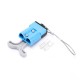 600V 50Amp Blue Housing 2 Way Battery Power Cable Connector Grey T-Bar Handle and Black Internal Protective 600V 50Amp Blue Housing 2 Way Battery Power Cable Connector Grey T-Bar Handle and Black Internal Protective