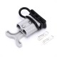 600V 50Amp Grey Housing 2 Way Battery Power Cable Connector Grey T-Bar Handle and Black Dustproof Cover 600V 50Amp Grey Housing 2 Way Battery Power Cable Connector Grey T-Bar Handle and Black Dustproof Cover