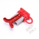 600V 50Amp Grey Housing 2 Way Battery Power Cable Connector Red T-Bar Handle and Dustproof Cover 600V 50Amp Grey Housing 2 Way Battery Power Cable Connector Red T-Bar Handle and Dustproof Cover