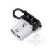 600V 50Amp Grey Housing 2 Way Battery Power Cable Connector with Black Dustproof Cover 600V 50Amp Grey Housing 2 Way Battery Power Cable Connector with Black Dustproof Cover