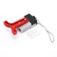 600V 50Amp Grey Housing 2 Way Battery Power Cable Connector with Red Plastic T-Bar Handle and Black Plastic Internal Protective 600V 50Amp Grey Housing 2 Way Battery Power Cable Connector with Red Plastic T-Bar Handle and Black Plastic Internal Protective