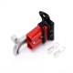 600V 50Amp Red Housing 2 Way Battery Power Cable Connector Grey T-Bar Handle and Black Dustproof Cover 600V 50Amp Red Housing 2 Way Battery Power Cable Connector Grey T-Bar Handle and Black Dustproof Cover