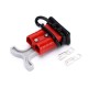 600V 50Amp Red Housing 2 Way Battery Power Cable Connector Grey T-Bar Handle and Black Dustproof Cover 600V 50Amp Red Housing 2 Way Battery Power Cable Connector Grey T-Bar Handle and Black Dustproof Cover