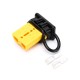 600V 50Amp Yellow Housing 2 Way Battery Power Cable Connector with Black Dustproof Cover 600V 50Amp Yellow Housing 2 Way Battery Power Cable Connector with Black Dustproof Cover